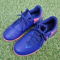 나이키 주니어 팬텀 GX2 아카데미 '엘링 홀란' 블루 보이드 크롬 로우 컷 풋살화 [국내매장판 A/S가능]