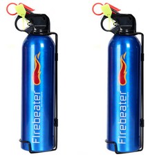 차량용 소화기 가정용 겸용 1+1 1000G, 2개, 푸른 색, 1.3L