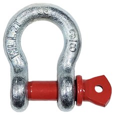 단조 샤클BC타입 샥클 스텐 로프고리 슬링 인양 0.5t~3.25t, 1개