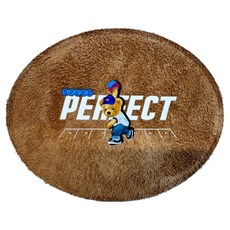 타원형 가죽볼타올 곰돌이1번, 1개, 색상랜덤