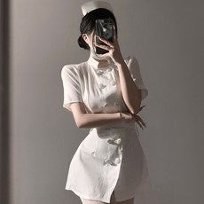 치파오 스타일 섹시 간호사 코스튬