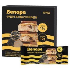 베노프 단백질바 라이트 트러플피넛버터초콜릿, 상품, 50g, 10개
