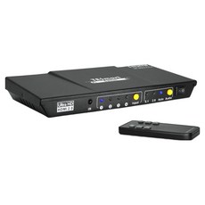 티이스마트 4:1 HDMI 2.0 선택기 4포트 셀렉터 스위치, 4:1 HDMI 2.0 선택기 4K@60Hz