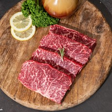 [함평천지한우] 함평축협 국내산 소고기 1+등급 한우 채끝 300g, 1팩