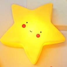 팅팅팅(애플팬시) 무드등 (달님/공룡/별/곰/해/강아지) 인테리어 소품 어린이집 생일선물 답례품, 별님