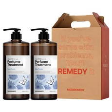 메디레머디 퍼퓸 트리트먼트+트리트먼트 베이비파우더 선물세트 1000ml, 1세트 1세트