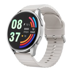 DAICOO 통화가능 GPS 블루투스 스마트워치 대화면 한글판 R6, GPS + 블루투스, 3.5cm, 실버