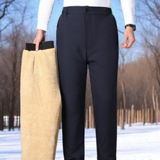 새로이 남성 정장 기모 바지