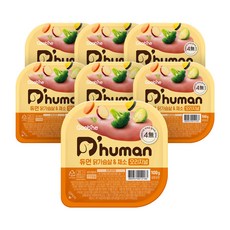 듀먼 전연령용 강아지 오리지널 화식사료, 닭+채소, 100g, 7개