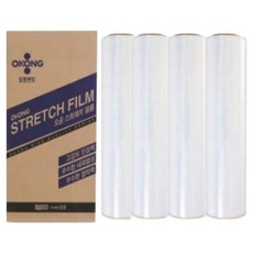 오공 스트레치필름 공업용랩 4롤 (12 15 18 20 25 30mic), 일반 15mic x 500mm x 350미터, 1개