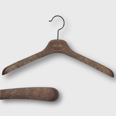 [신준 SinJun] 오버핏 95~105전용 옷걸이 SJ0901-N45-02 Virgin Textured Brown 45cm 10P, 10개, Textured Brown(브라운) 45cm