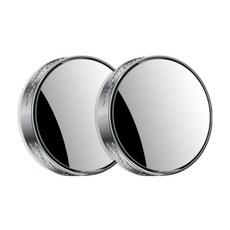 각도조절형 사각지대 보조미러 자국없는 차량 사이드미러 방수 보조거울, 2개, 컨텐츠 참조