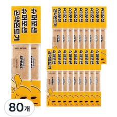 슈퍼포션 곤약쫀드기 벌크포장, 25g, 80개