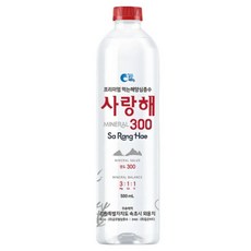 안전한 경도300 미네랄워터 해양심층수 사랑해, 500ml, 40개