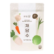 새잎 채담수 이유식육수 채수티백, 1개, 30g