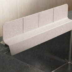 에스위두 물튀김 방지 처마 싱크대 물막이 높이 9cm 스탠다드 S, 애쉬핑크, 1개