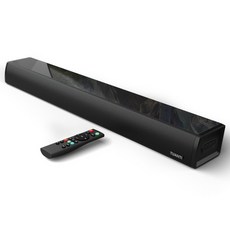 TUANTI 서브우퍼내장 2채널 100W 고출력 ARC USB DAC 기능탑재 블루투스 스피커 tv사운드바, S7020(100W), 블랙