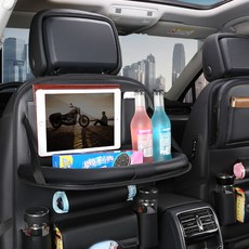 밍구랩 차량용 뒷좌석 테이블 태블릿 거치, 블랙, 1개