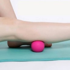 승모근 싱글 땅콩 마사지볼 안마 롤링 맛사지 볼 사용법 올리브영, 1.땅콩마사지볼, 블랙, 1개