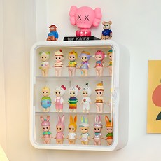 에이치케이셀 벽부착 탁상용 아크릴 피규어 케이스, 1개