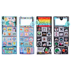 몬테소리 장난감 촉감놀이책 아기체육관 초점책, 블랙 & 화이트, 1개