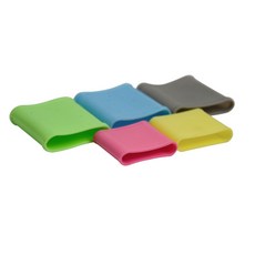 10p 실리콘 핑거 밴드 골프 손가락 마디 보호 골무 관절 아대 밴드, 투명, 10개