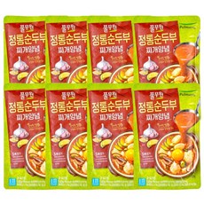 풀무원 정통순두부찌개양념 140g (3~4인분), 8개