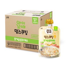아이꼬야 맘스쿠킹 이유식, 100g, 10개, 닭가슴살 + 채소 혼합맛