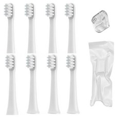 NMX 샤오미 미지아 전동 칫솔 호환용 칫솔모 T100 소닉 일레트닉 리필모, 8개, T100 호환 칫솔모