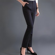 춘게엘 (M~4XL)사계절 여성 정장바지 스판 일자핏 여성 캐주얼 긴바지 g006-621