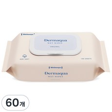 웰킵스 더마쿠아 시그니처 물티슈 유아물티슈 캡형, 50g, 100매, 60개