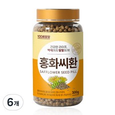 百歲活力紅花籽丸, 6個, 300g