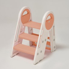 베네베네 쥬피토 이지 트랜스폼 2단 3단 와이드 발판 폴딩 유아 아기 변신 디딤대, 핑크, 1개