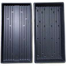 조이가든센터 NEW 베이스 트레이 - 육묘재배 트레이받침 저면관수 모종트레이 육묘트레이, 1개, 검정색