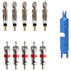 make speed 자전거 프레스타밸브코어/슈레더밸브코어 및 공구, 1세트