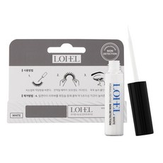 LOIEL 속눈썹 접착제, 클리어 화이트, 1개