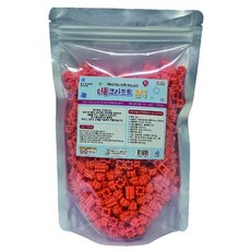 디폼블럭 8mm 1000개 대용량 리필 30종컬러, 주황색, 1개