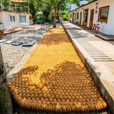 더봄 야자매트 코코매트 산책로 등산로 정원 주차장 실속있는 재단구매 [경성매트], 더봄 야자매트 150cm폭, 주문수량 1개당 길이1m씩 연장