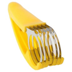 바나나 컷팅 슬라이서 / 야채 햄 소시지 파절단기 6분할 다용도슬라이스 컷팅 채칼, 1개