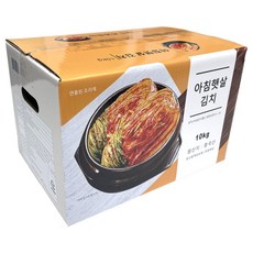 아침햇살 배추 김치 HACCP인증 대용량 식당, 10kg, 1박스