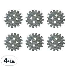 슈퍼붕붕이 안전 예초기날 리필용 교체용 칼날 신형, 4세트