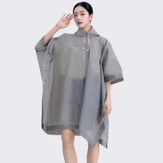 Naccessory 다회용 아웃도어 등산 판초 우의 우비 경량 남녀공용우비