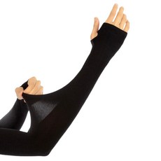 남여공용 자외선차단 손등형 쿨토시 팔토시, 1개, 블랙