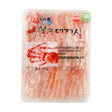 국내산 붉은 대게살 홍게살 파지살 혼합살 3단게살, 붉은대게 다리살+몸살, 1개, 700g