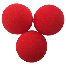 마술 스폰지공 수업용도구 빨강색 스폰지볼 10개입, 10개