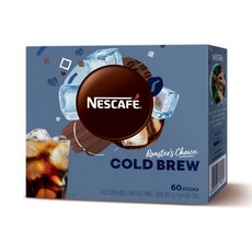 NESCAFE 雀巢咖啡 冰釀冷萃咖啡, 1g, 60條, 1盒