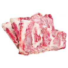 고기생각 미국산 초이스 갈비탕용 갈비 고기 빽립 bbq립 냉동 2kg 바베큐 백립, 1개