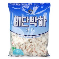 크라운 비단박하캔디, 400g, 1개