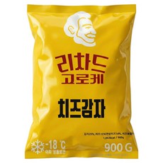 리차드고로케 치즈감자 900G 크로켓 맥주안주 야식 홈파티음식 캠핑 모짜렐라치즈, 1개