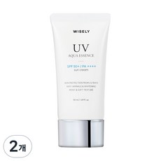 와이즐리 자외선차단 미백 주름개선 수분 선크림 SPF 50+ PA++++, 50ml, 2개